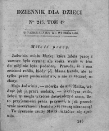 Dziennik dla Dzieci. 1830. T. 4. Nr 245