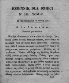 Dziennik dla Dzieci. 1830. T. 4. Nr 246