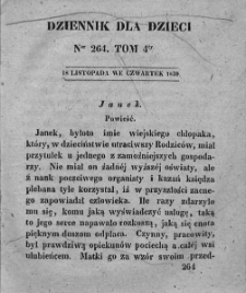 Dziennik dla Dzieci. 1830. T. 4. Nr 264