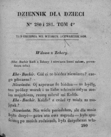 Dziennik dla Dzieci. 1830. T. 4. Nr 280-281