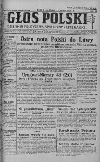 Głos Polski : dziennik polityczny, społeczny i literacki 4 czerwiec 1928 nr 153