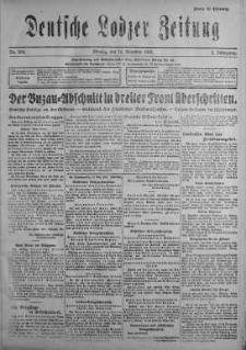 Deutsche Lodzer Zeitung 18 grudzień 1916 nr 350