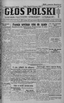 Głos Polski : dziennik polityczny, społeczny i literacki 8 czerwiec 1928 nr 157
