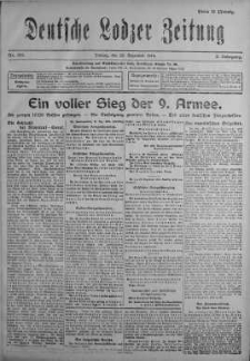 Deutsche Lodzer Zeitung 29 grudzień 1916 nr 359