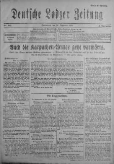 Deutsche Lodzer Zeitung 30 grudzień 1916 nr 360