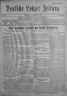 Deutsche Lodzer Zeitung 31 grudzień 1916 nr 361