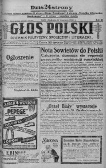 Głos Polski : dziennik polityczny, społeczny i literacki 17 czerwiec 1928 nr 166