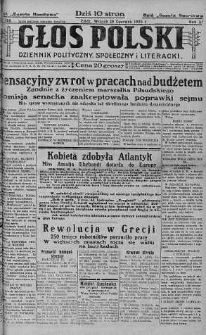 Głos Polski : dziennik polityczny, społeczny i literacki 19 czerwiec 1928 nr 168