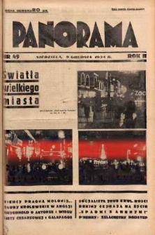 Panorama 9 grudzień 1934 nr 49