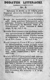 Dodatek Literacki. 1847, nr 5