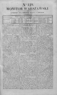 Monitor Warszawski 1826, nr 119