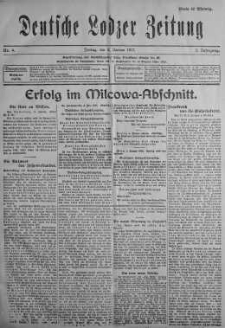 Deutsche Lodzer Zeitung 5 styczeń 1917 nr 4
