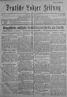 Deutsche Lodzer Zeitung 8 styczeń 1917 nr 6