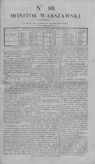Monitor Warszawski 1824, nr 90