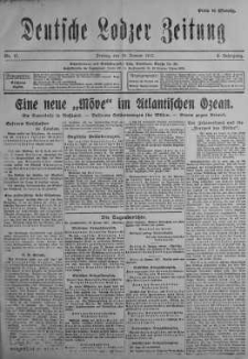 Deutsche Lodzer Zeitung 19 styczeń 1917 nr 17