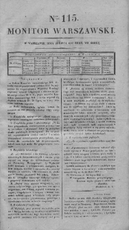 Monitor Warszawski 1827, nr 115
