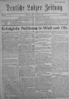 Deutsche Lodzer Zeitung 30 styczeń 1917 nr 28