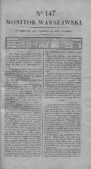 Monitor Warszawski 1827, nr 147