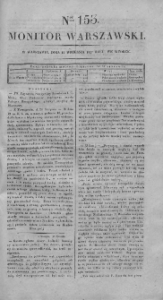 Monitor Warszawski 1827, nr 153