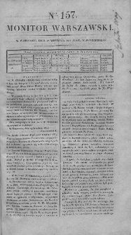 Monitor Warszawski 1827, nr 157