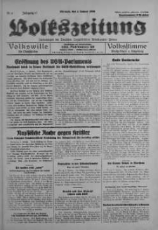 Volkszeitung 4 styczeń 1939 nr 4