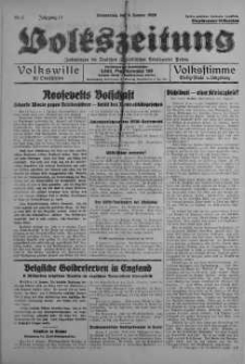 Volkszeitung 5 styczeń 1939 nr 5