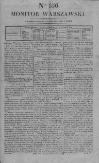 Monitor Warszawski 1825, nr 136