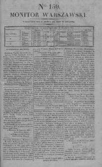 Monitor Warszawski 1825, nr 150