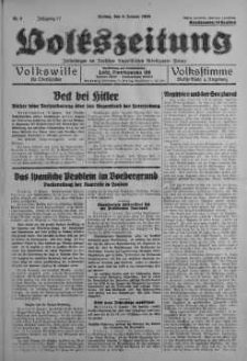 Volkszeitung 6 styczeń 1939 nr 6