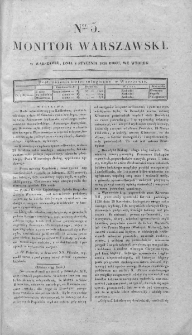 Monitor Warszawski 1828, nr 5