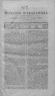 Monitor Warszawski 1828, nr 7