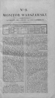 Monitor Warszawski 1828, nr 9