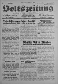 Volkszeitung 7 styczeń 1939 nr 7