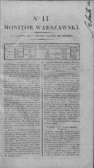 Monitor Warszawski 1828, nr 11