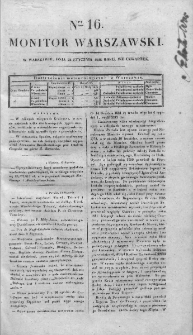 Monitor Warszawski 1828, nr 16