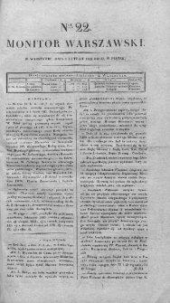 Monitor Warszawski 1828, nr 22