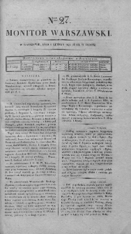 Monitor Warszawski 1828, nr 27