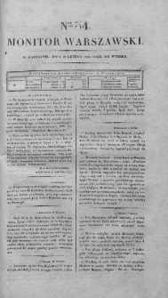Monitor Warszawski 1828, nr 34
