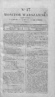 Monitor Warszawski 1828, nr 17