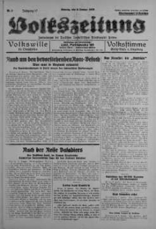 Volkszeitung 9 styczeń 1939 nr 9