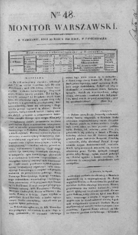 Monitor Warszawski 1828, nr 48