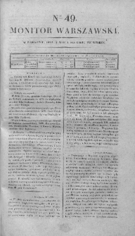 Monitor Warszawski 1828, nr 49