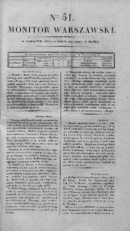 Monitor Warszawski 1828, nr 51