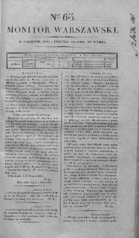 Monitor Warszawski 1828, nr 63