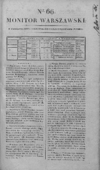 Monitor Warszawski 1828, nr 66