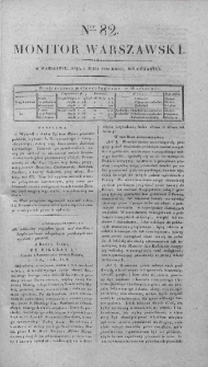 Monitor Warszawski 1828, nr 82