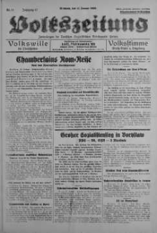 Volkszeitung 11 styczeń 1939 nr 11