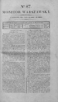 Monitor Warszawski 1828, nr 87