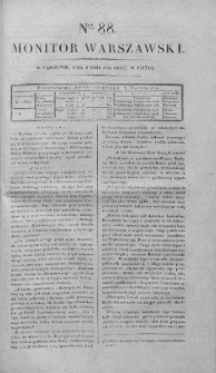 Monitor Warszawski 1828, nr 88