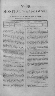 Monitor Warszawski 1828, nr 89